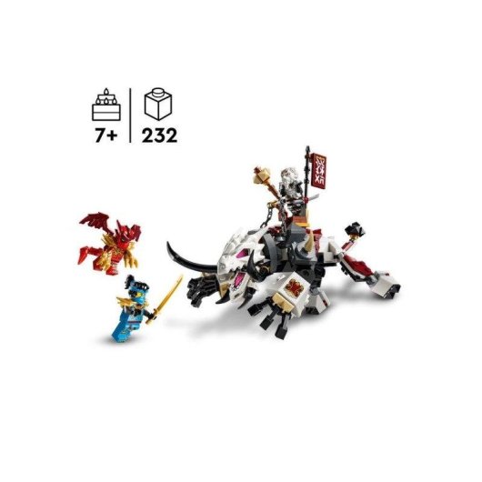 LEGO Ninjago Zilvar Y Grimtak Dragón Bestia 71863 232 pièces
