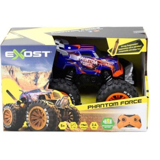 Camião Monster Truck RC Exost Phantom Force 1:16 4WD 2.4GHz