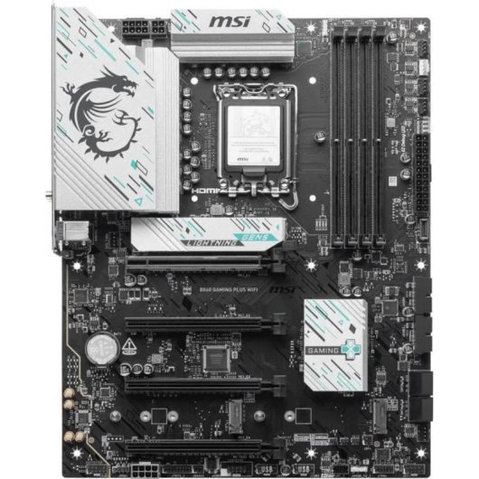 Placa Base MSI B860 GAMING PLUS WIFI Intel B860 LGA 1851 DDR5 ATX WiFi 7 Thunderbolt 4