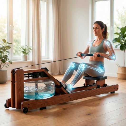 Remo de Água em Madeira Maciça Dobrável - Clover Fitness