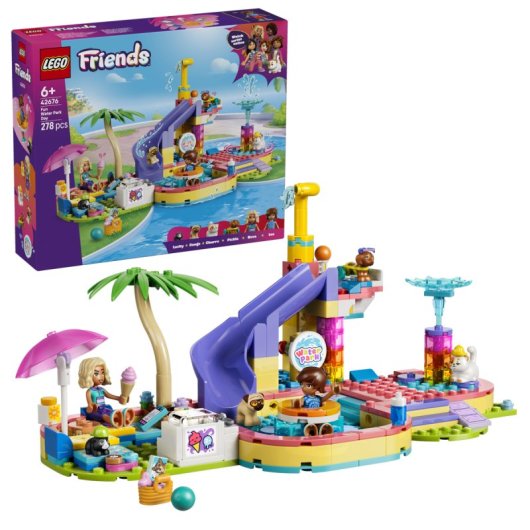 LEGO Friends 42676 Jour au Parc Aquatique avec Nova et Léo 278 pièces