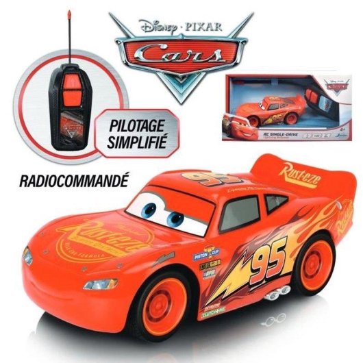 Voiture RC Smoby Flash McQueen 1/32 14cm License Cars