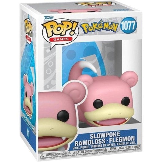 Figura Funko Pop! Pokémon Slowpoke 6,6 cm com Caixa com Janela