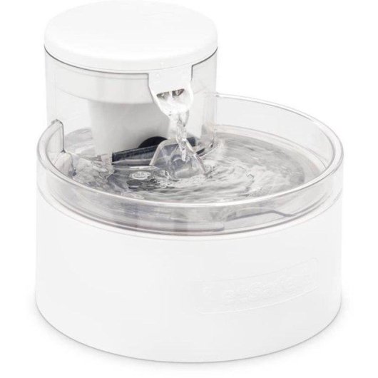 Fonte de Água para Gatos PetSafe Outlast HydroSpin 1,8 L Silenciosa Branca