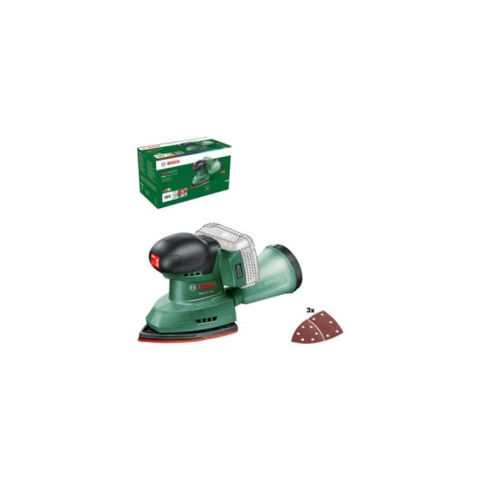 Lijadora orbital inalámbrica Bosch EasySander 18V-8 plato delta 22000 osc/min