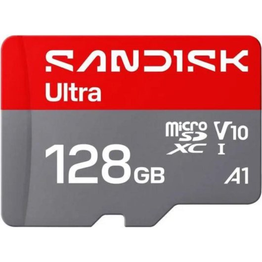 Scheda MicroSD SanDisk Ultra SDSQUJQ-128G-GZ6MA 128GB UHS-I A1 V10