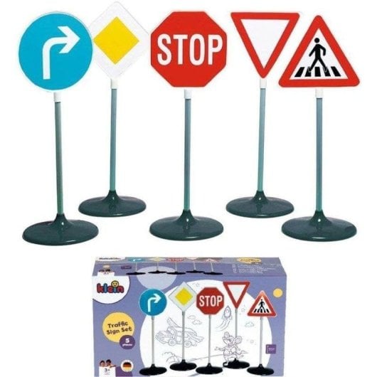 Signalisation de circulation Theo Klein 2980 Set de 5 panneaux enfants 73 cm