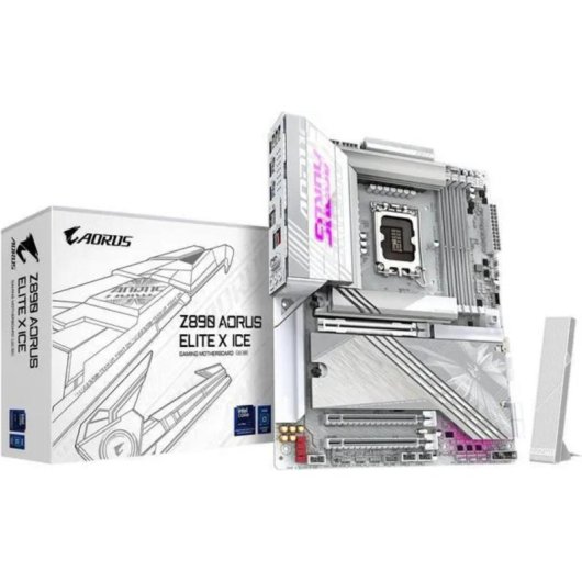 Placa Base GIGABYTE Z890 AORUS ELITE X ICE Z890 LGA 1851 DDR5 ATX WiFi7 Thunderbolt 4