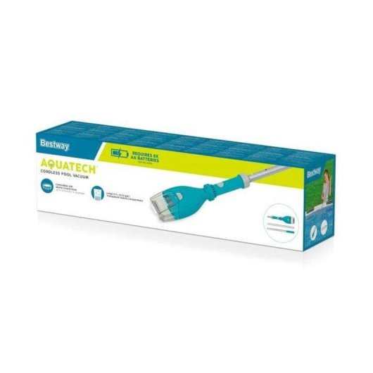 Bestway Aquatech Kabelloser Poolstaubsauger für Pools bis 3,05 m