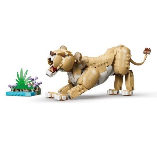 LEGO Creator 3-en-1 Animales Salvajes León Majestuoso 31386 839 piezas