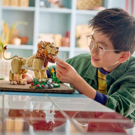 LEGO Creator 3-en-1 Animales Salvajes León Majestuoso 31386 839 piezas
