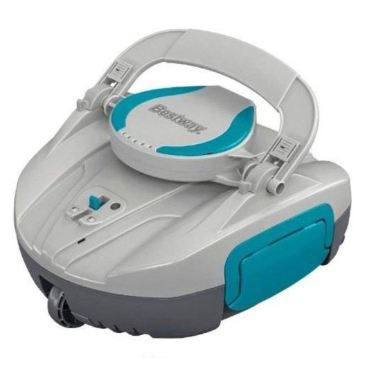 Aspirateur de Piscine Autonome Bestway Jade Recargable Gris 15m²