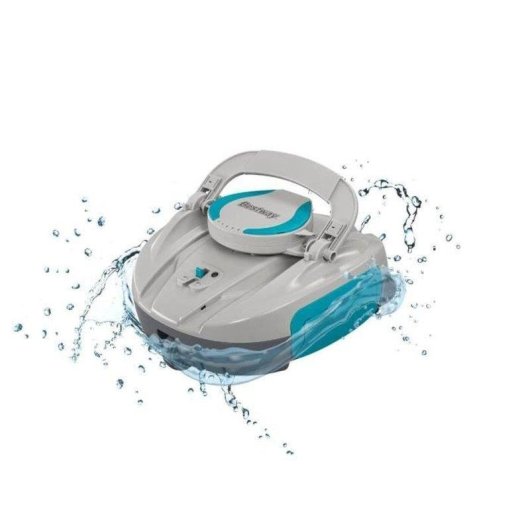 Aspirateur de Piscine Autonome Bestway Jade Recargable Gris 15m²