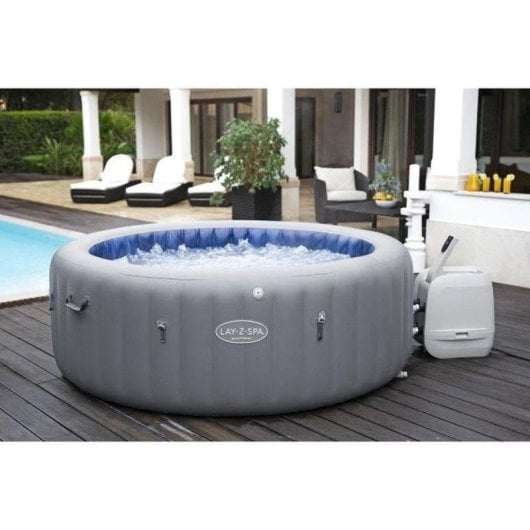 Spa Gonflable Bestway Lay-Z-Spa Santorini HydroJet Pro 10 Jets 180 AirJets 1190 L
