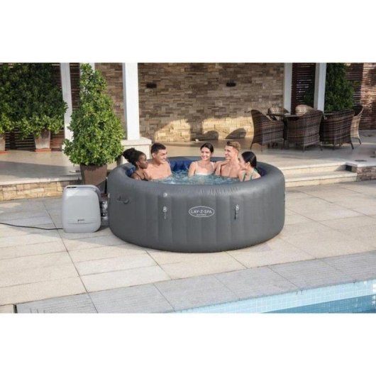 Spa Gonflable Bestway Lay-Z-Spa Santorini HydroJet Pro 10 Jets 180 AirJets 1190 L
