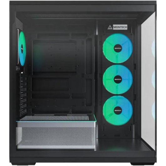 PC-Gehäuse Montech TG3 Panoramik ATX Mid-Tower ARGB RTX 5090 Back-Connect