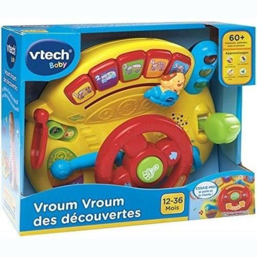 Juguete Interactivo VTech Vroum Vroum de Descubrimientos con Luces y Sonidos