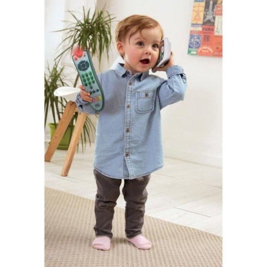 InfiniFUN KD Mon Duo Edukatives Telefon und Fernbedienung Dreisprachig 12 M+