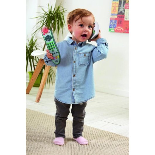 InfiniFUN KD Mon Duo Edukatives Telefon und Fernbedienung Dreisprachig 12 M+