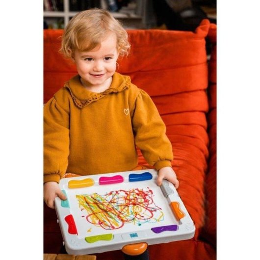 Infini Fun Xylopad Musik-Zeichentafel 12 Monate+ 4 Modi 3 Ergonomische Stifte Nachfüllbare Tinte