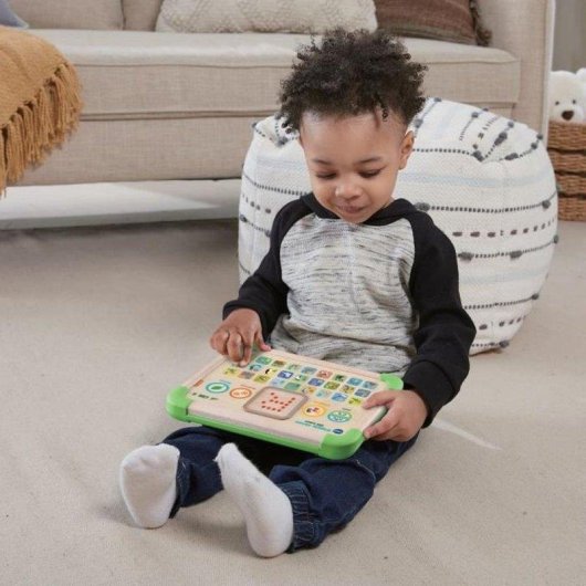 Tableta educativa VTech Alfabeto Naturaleza con pantalla LED y 26 botones táctiles