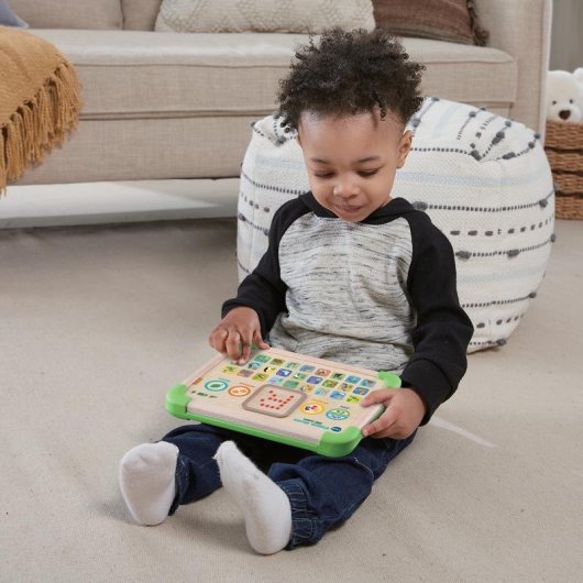 Tableta educativa VTech Alfabeto Naturaleza con pantalla LED y 26 botones táctiles