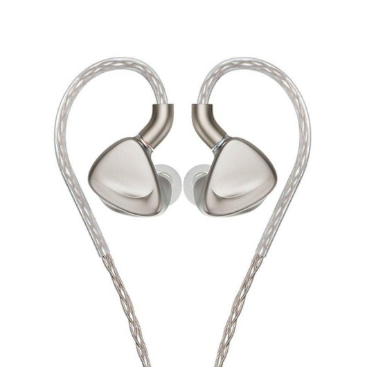 Auriculares Fiio Fx17 In-ear 13 Drivers Tribrid Titanium com cabo destacável