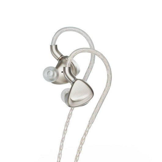 Auriculares Fiio Fx17 In-ear 13 Drivers Tribrid Titanium com cabo destacável