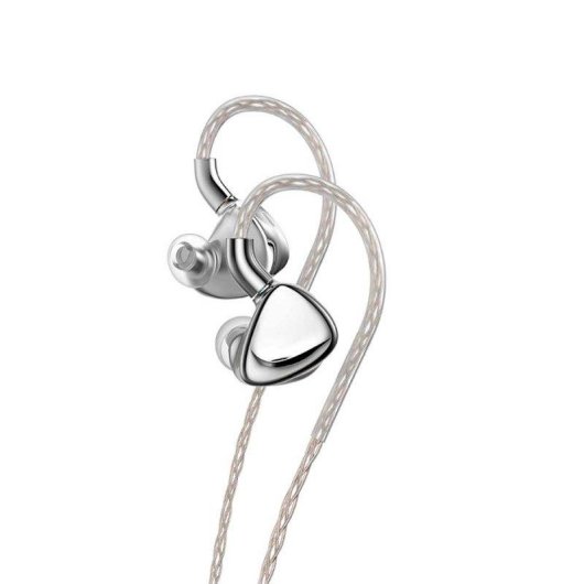 Auriculares Fiio Fx17 In-ear 13 Drivers Tribrid Titanium com cabo destacável