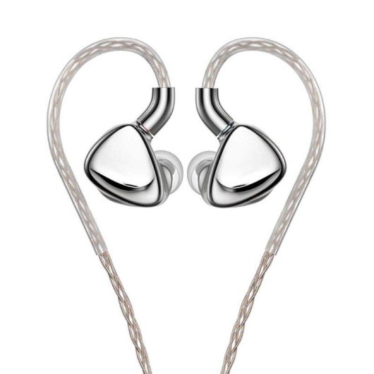 Auriculares Fiio Fx17 In-ear 13 Drivers Tribrid Titanium com cabo destacável