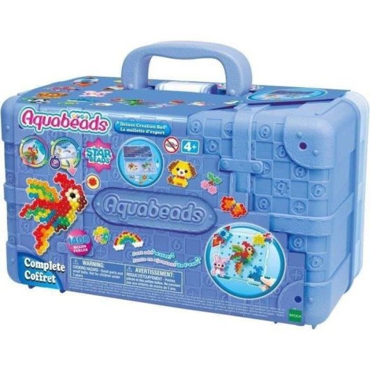 Kit de mosaico Aquabeads Expert Carry Case 1400 cuentas multicolor