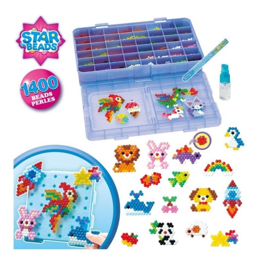 Kit de mosaico Aquabeads Expert Carry Case 1400 cuentas multicolor