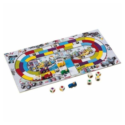 Juego de mesa carreras HABA Monza con dados y pistas plegables