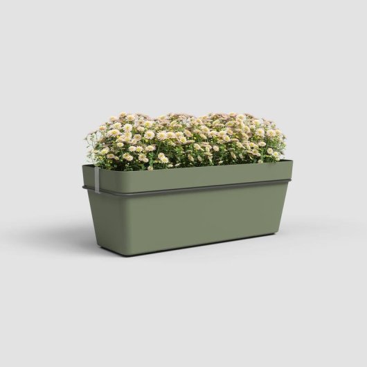 Jardinera Artevasi Capri Re Kit 50 cm Vert Cendré