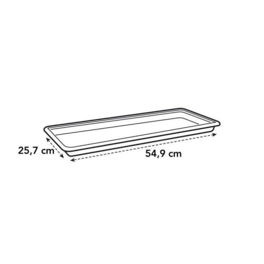 Sottovaso Elho Green Basics XXL Ø 54,9 cm Vivre Noir Plastica 100% Riciclata