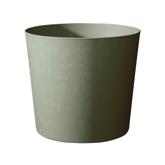 Vaso conico Poétic Element khaki finitura granulare 62,2L sistema drenaggio
