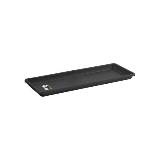 Elho Barcelona Vassoio per Piante Rettilineo 50 cm Antracite