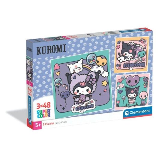 Puzzle Clementoni Kuromi 48 Teile Sanrio Lizenz Pack 3