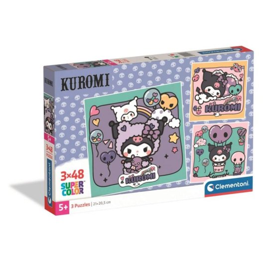 Puzzle Clementoni Kuromi 48 Teile Sanrio Lizenz Pack 3