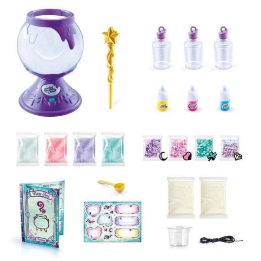 Kit de Slime Canal Toys So Slime Caldero Mágico 10 poções com efeitos especiais