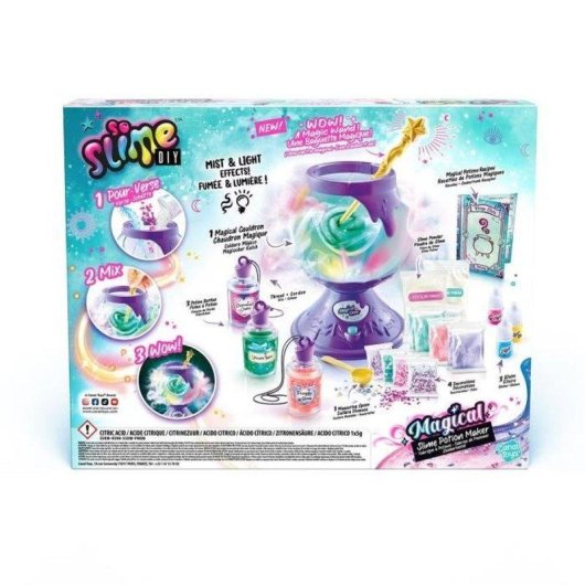 Kit de Slime Canal Toys So Slime Caldero Mágico 10 poções com efeitos especiais