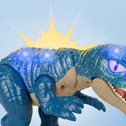 Spielzeugfigur Fisher-Price Imaginext Jurassic World Baryonyx 25-26 cm mit Licht- und Soundeffekten