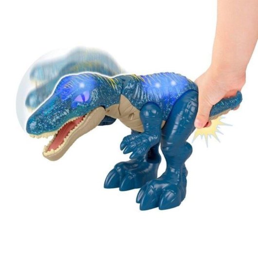 Spielzeugfigur Fisher-Price Imaginext Jurassic World Baryonyx 25-26 cm mit Licht- und Soundeffekten
