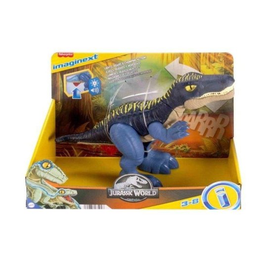 Spielzeugfigur Fisher-Price Imaginext Jurassic World Baryonyx 25-26 cm mit Licht- und Soundeffekten