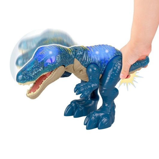 Spielzeugfigur Fisher-Price Imaginext Jurassic World Baryonyx 25-26 cm mit Licht- und Soundeffekten
