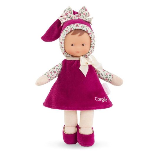 Peluche d'attachement Corolle Mon Doudou Miss Rose Grenadine 25 cm