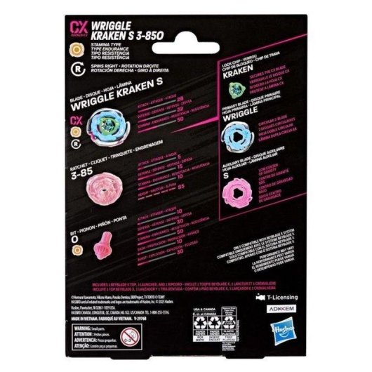 Toupie Beyblade X Wriggle Kraken S Starter Pack Hasbro Endurance