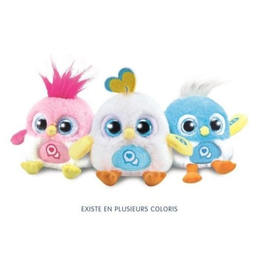 Interaktives Kuscheltier VTech Lolibirds rosa mit Magnethalterung