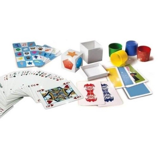 Kit di Magia Clementoni Les Cartes Magiques - 8 Trucchetti, Cubo e Accessori Inclusi