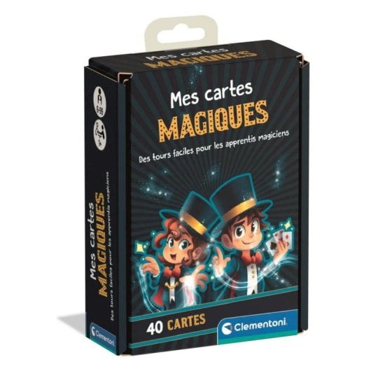Kit di Magia Clementoni Les Cartes Magiques - 8 Trucchetti, Cubo e Accessori Inclusi